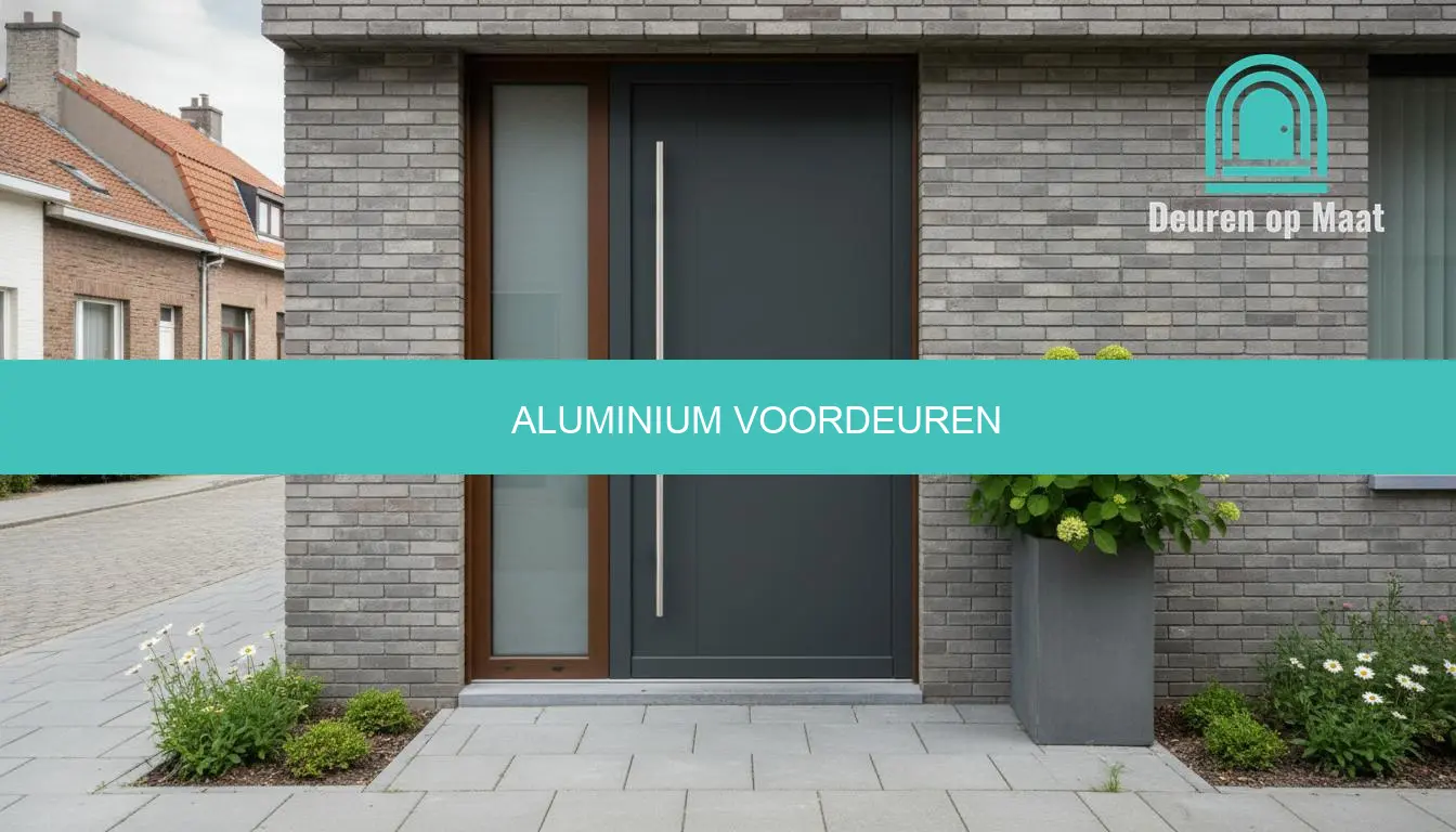 Aluminium voordeuren op maat: veilig en stijlvol