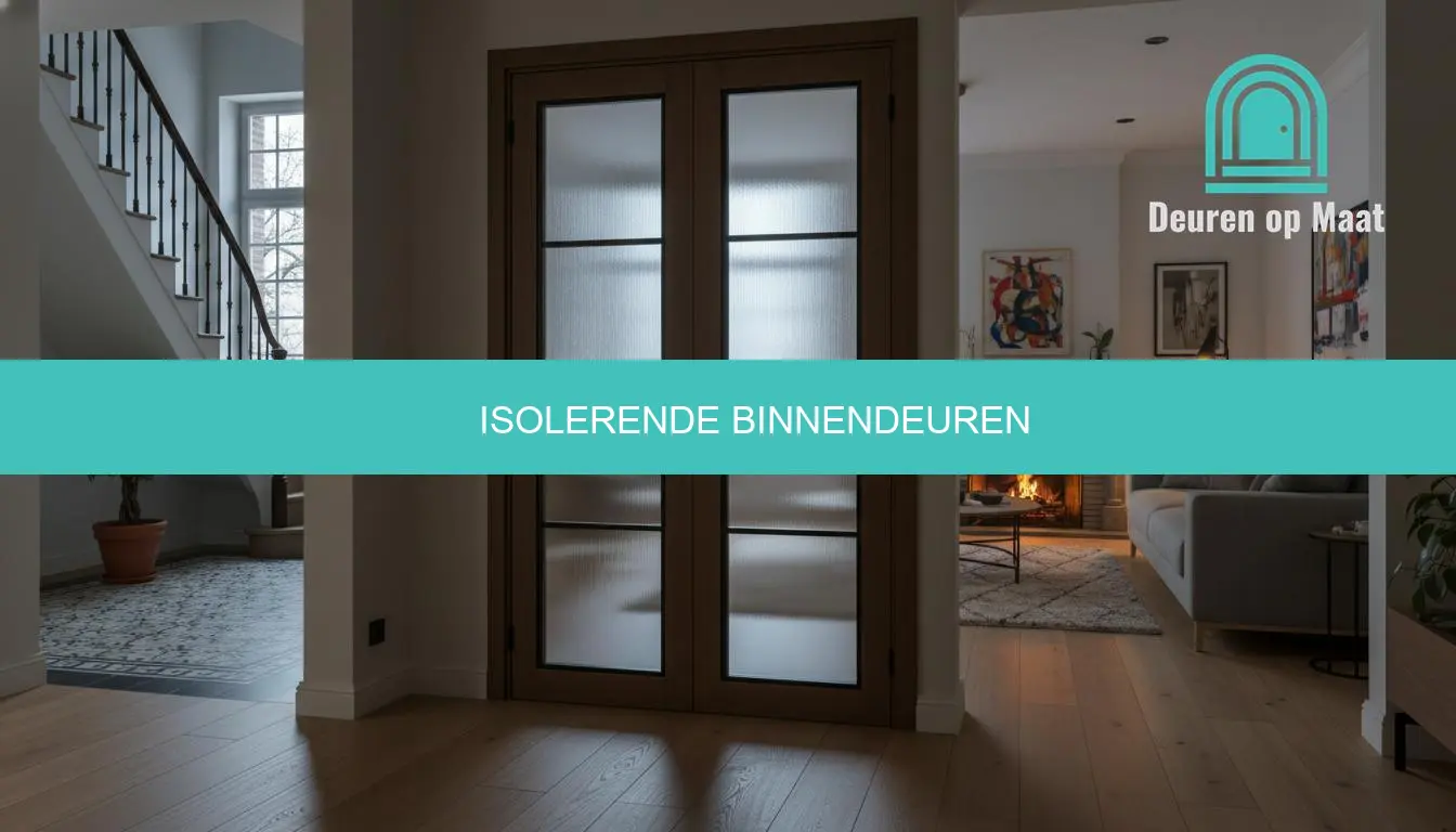 Isolerende binnendeuren: luchtdicht, stil en warm