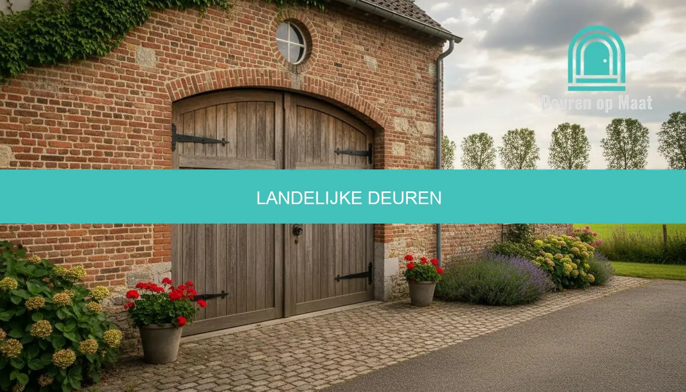 Landelijke deuren op maat: binnendeuren in cottage stijl